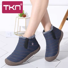 Женские зимние ботинки; ботильоны; Женская водонепроницаемая обувь на резиновой подошве без застежки; Chaussure Femme; теплые плюшевые резиновые сапоги на меху для женщин; 6811