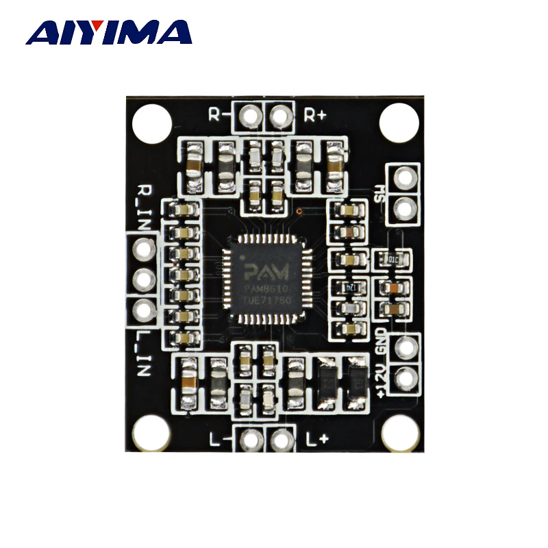 AIYIMA усилители аудио доска PAM8610 12 В 2x15 Вт двухканальный стерео класса D Цифровой усилитель Модульная плата