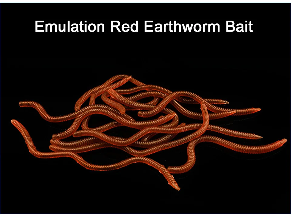 GLUREE-50PcsLot-8cm-10cm-Simulation-Earthworm-Soft-Fishing-Lures-Red-Soft-Bait-PET-Artificial-Bait-Worms-Fishing-Tackle_02