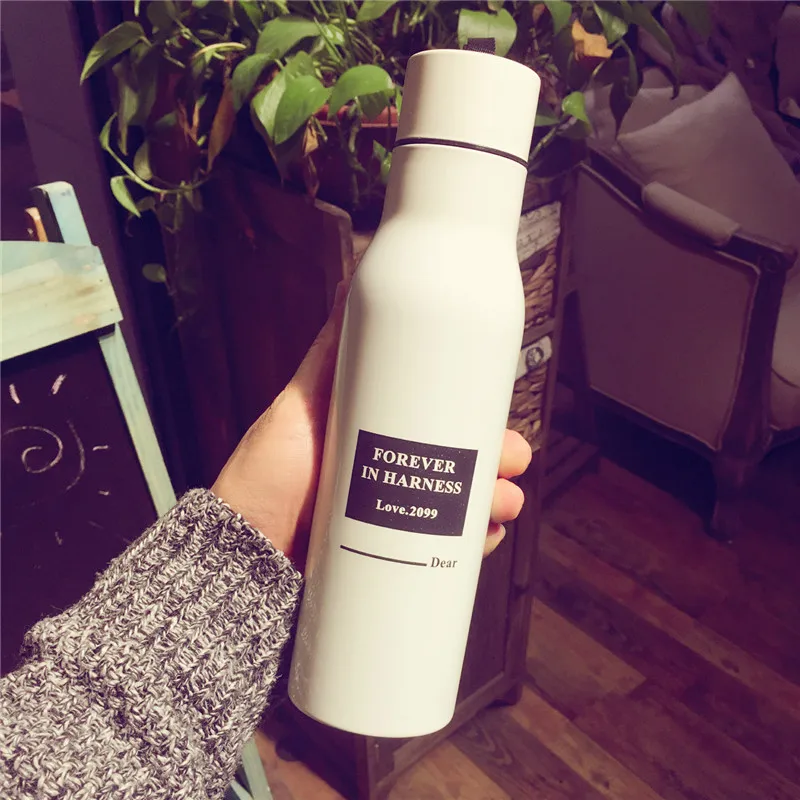 Insulation Cup Leak-Proof Seal Sport Drinking Coffee Portable Travel Sports Vacuum Cups Creative Personality Wine Bottle | Дом и сад