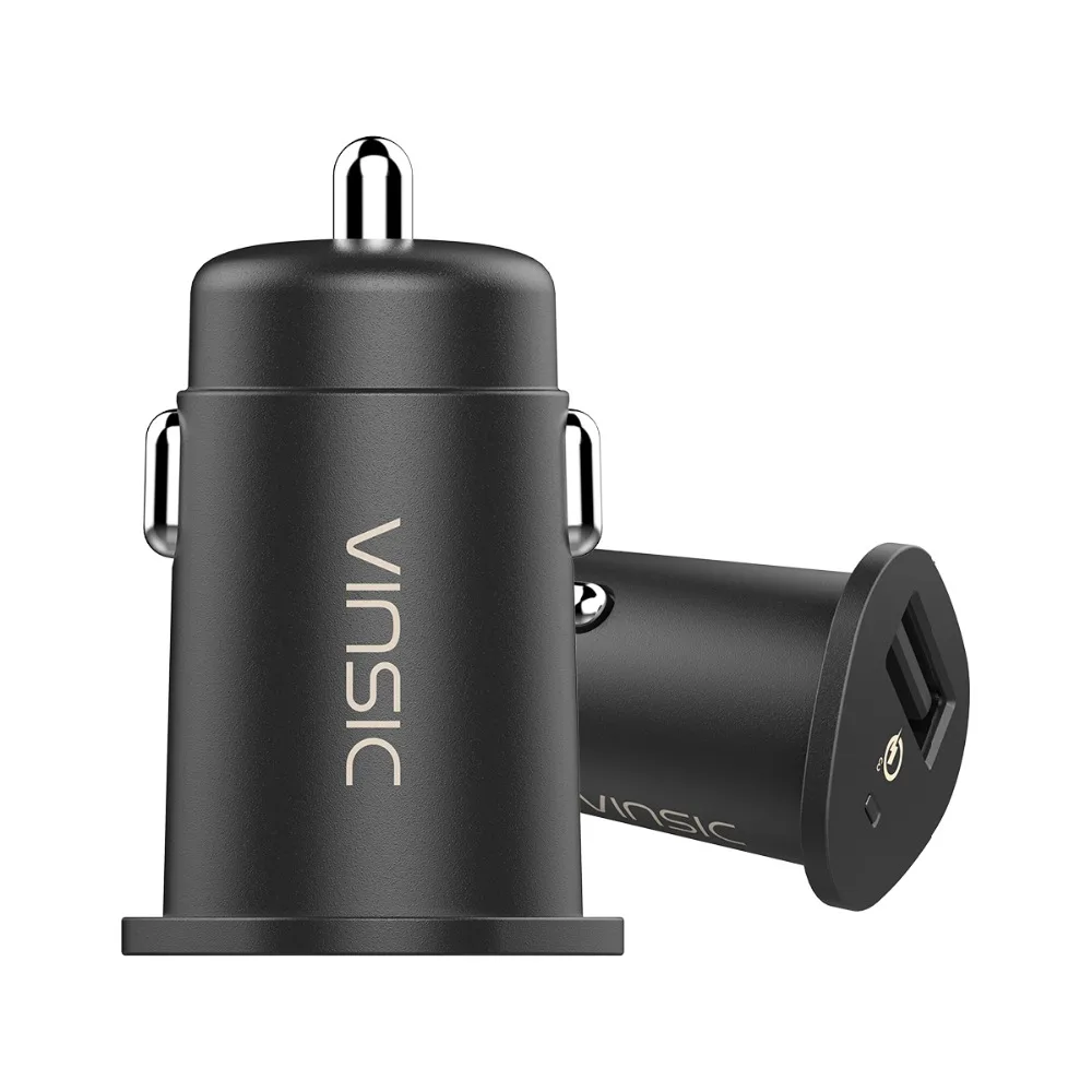 Vinsic 18 واط سريعة تهمة 3.0 البسيطة شاحن سيارة USB شاحن سيارة الهاتف المحمول شاحن آيفون 7 سامسونج Xiaomi هواوي HTC Vinsic 18 واط سريعة تهمة 3.0 البسيطة شاحن سيارة USB شاحن سيارة الهاتف المحمول شاحن آيفون 7 سامسونج Xiaomi هواوي HTC