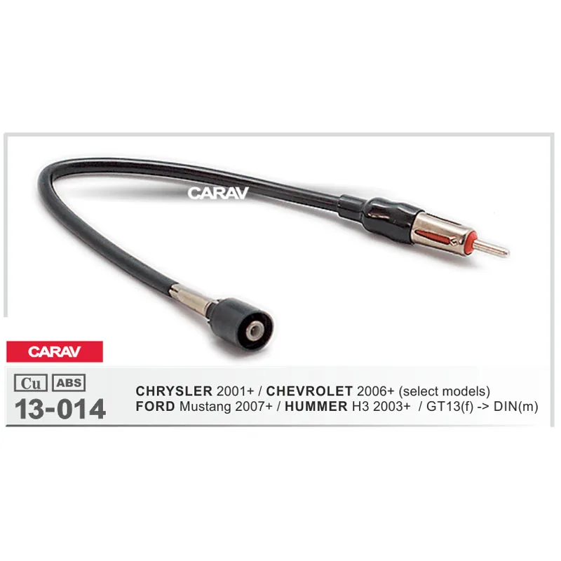 CARAV 13 014 стерео радио антенный адаптер для CHRYSLER 2001 + CHEVROLET 2006 FORD Mustang 2007 Для HUMMER H3 2003