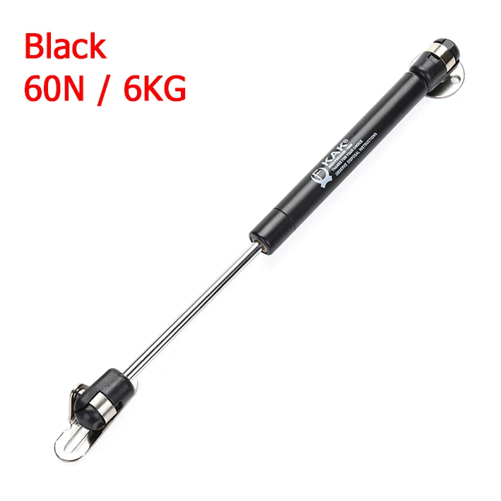 Black 6KG KAK 100N/10 кг медная сила дверного шкафа поддержка подъема газа стойки гидравлическая пружинная петля кухня петля для двери шкафа мебельная фурнитура - Цвет: Black 6KG