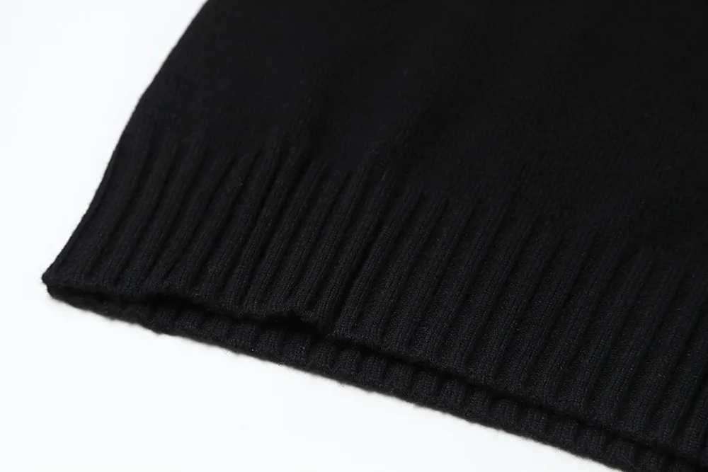 Bogeda кашемировый свитер женский Водолазка Черный Толстый Пуловер натуральная ткань мягкий теплый высокое качество бесплатная доставка