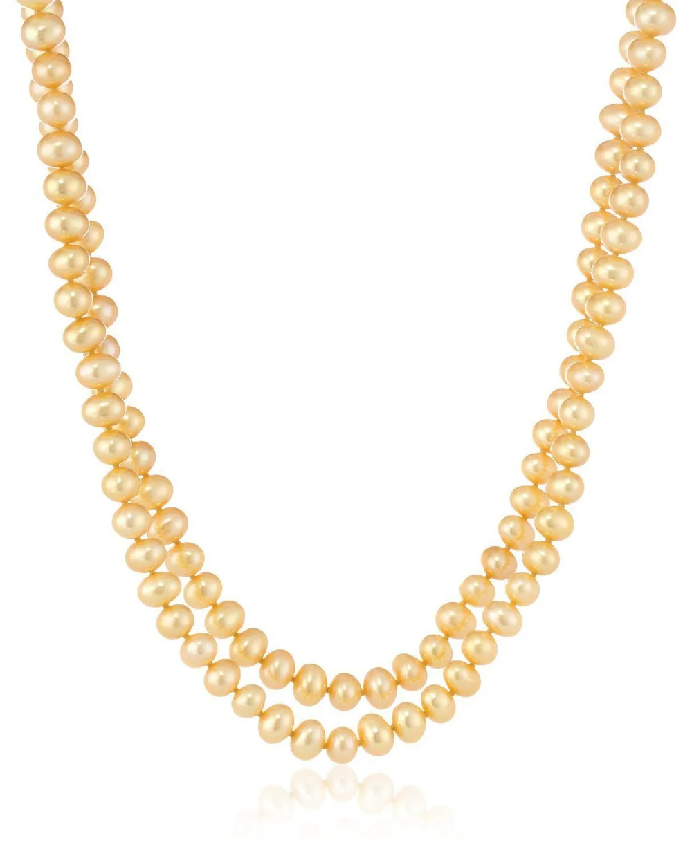 

FREE SHIPPING HOT sell new Style >>>>natural 8-9mm south seas gold pearl necklace 33inch