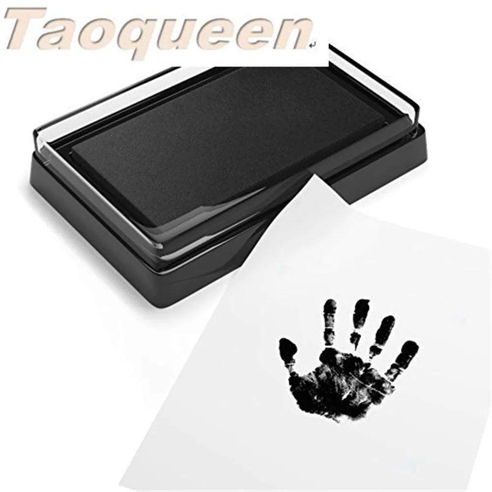 Taoqueen отпечаток руки ребенка и штемпельная подушка для отпечатка ноги нетоксичный безчернильный безопасный отпечаток сувенир ручной и отпечаток пальца