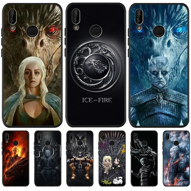 

Game of Throne marvel DIY For Huawei P8 P10 P20 P30 Mate 10 20 Honor 8 8X 8C 9 V20 10 Lite Plus Pro Case Cover Coque Etui Funda