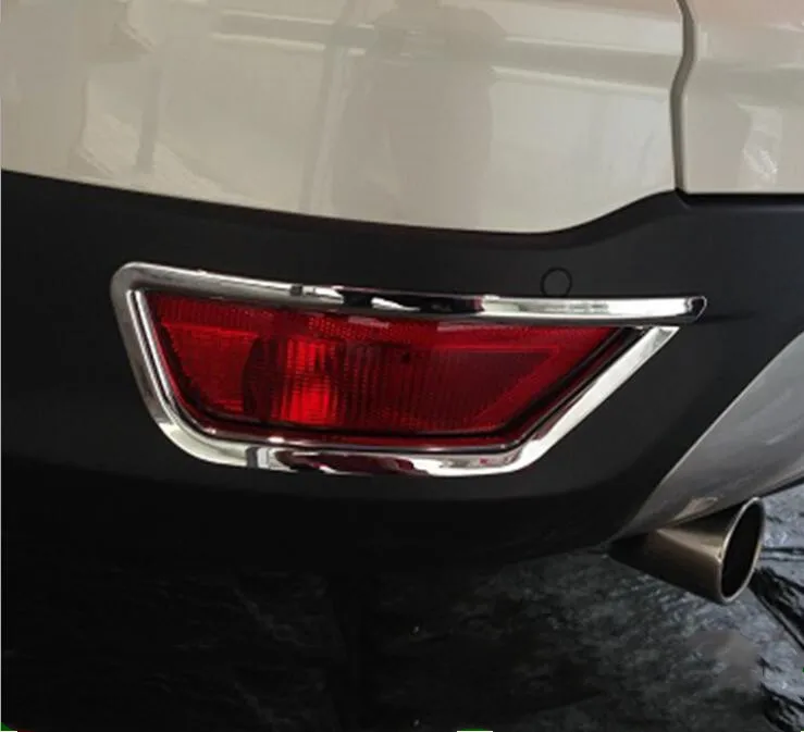 

For Ford Escape Kuga 2013 2014 2015 2016 Chrome Rear Reflector Fog Light Foglight Lamp Cover Trim Frame Bezel Molding