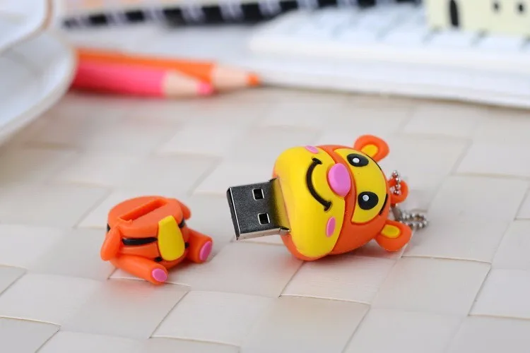 JASTER winnie bear pen drive Tigger Donkey usb флеш-накопитель с животными 8 ГБ 16 ГБ 32 ГБ 64 Гб мультяшная карта памяти