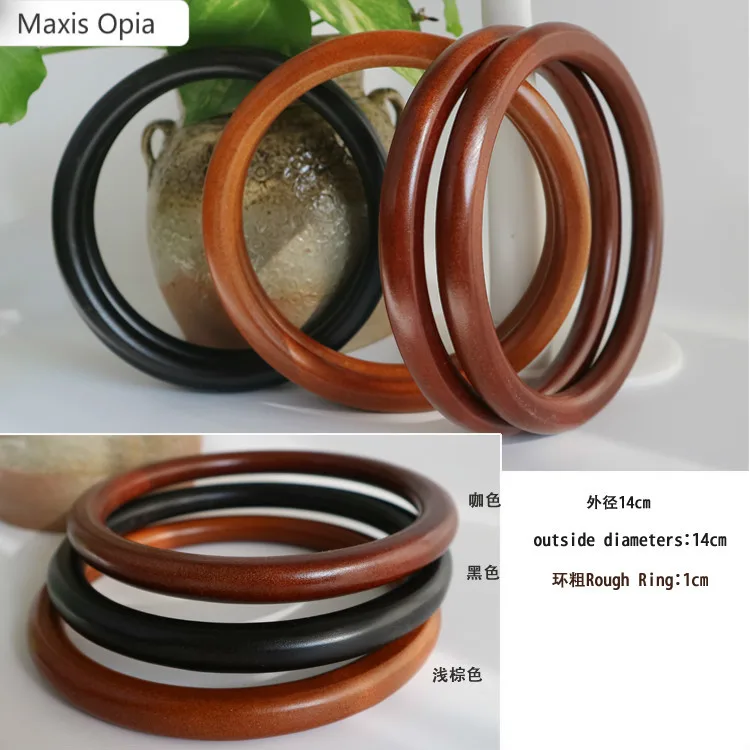 

14 Cm Wooden Bag Handle Bts Acessorios Obag Handles Accessories For Bags Parts Fermoir Sac Handles-for-handbags Drop Shopping