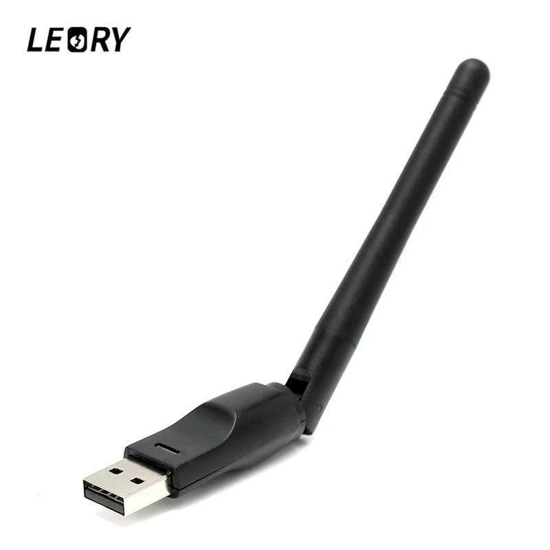 LEORY 4Dbi TV Antenna Set top Box USB Adapter Dongle 2.4G WiFi Wireless