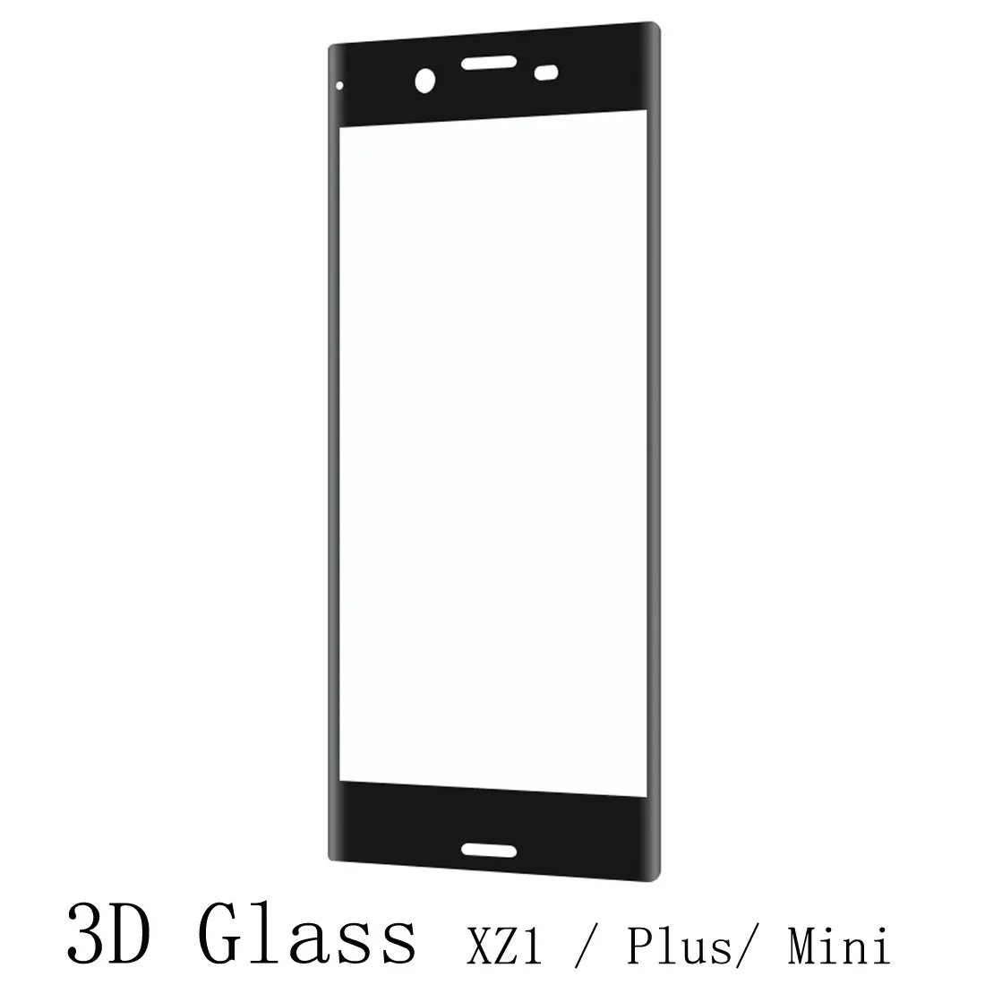 3D Cover [ Full Glass] For Sony Xperia XZ1 / Compact Mini Plus Tempered Glass Film Screen Protector Cristal Templado | Мобильные