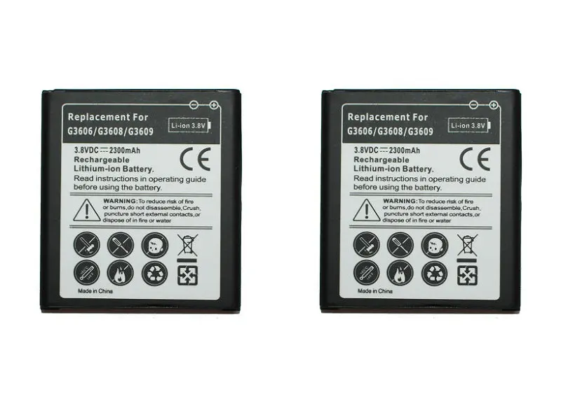 Seasonye 2 шт./лот 2300 мАч EB BG360CBC Сменный аккумулятор для Samsung Galaxy Core Prime G360 G3608 G3606 G3609 +