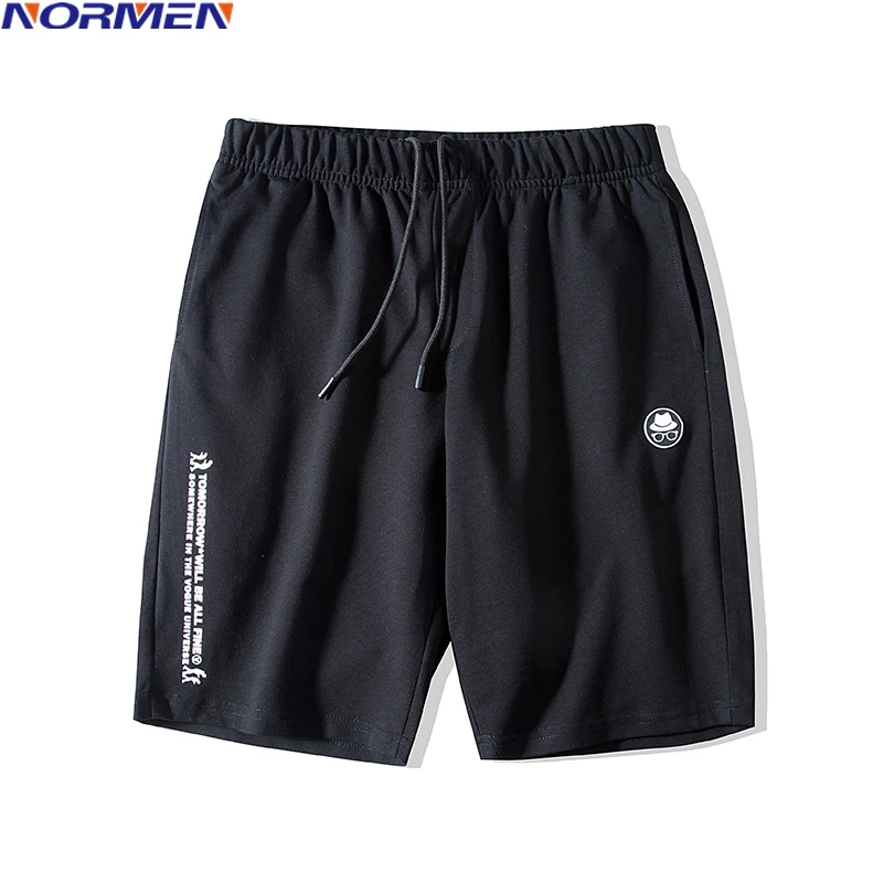 NOR Мужская мода Лоскутные шорты до колена хлопок сплошной цвет короткие брюки плюс размер шорты мужские повседневные уличные летние