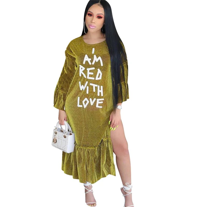t shirt dress with ruffle bottom