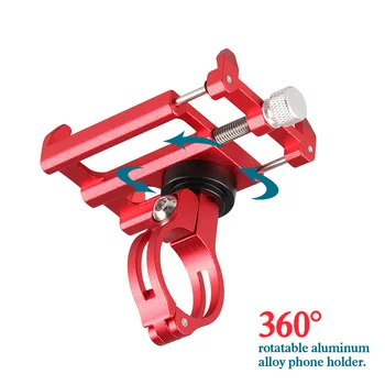 

Aluminum Bike Motorcycle Mobile Phone Holder For 3.5"to7.5" Smartphones Universal Support GPS Bicycle Phone Stand Mount holder