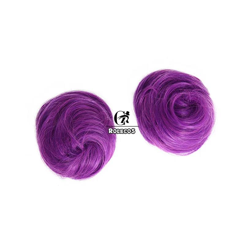 ROLECOS Game LOL KDA Cosplay Hair K/DA Kaisa Long Purple Hair New Skin Cosplay Headwear 80cm Synthetic Hair for Women
