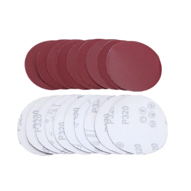 10PC 100mm Round Sandpaper Disk Sand Sheets Grit 40/240/800/1000/1500/2000 Hook & Loop Sanding Disc for Sander Grits HT920-931