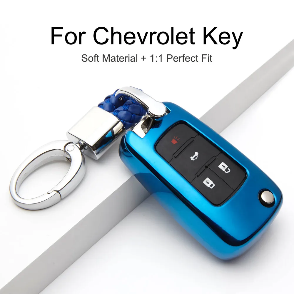 KUKAKEY ТПУ чехол для ключа защитный Chevrolet Cruze Aveo Captiva Epica Sail Lacetti Mrlibu Чехол