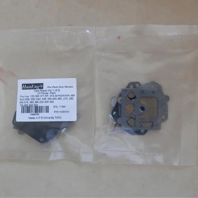 CARB REPAIR 10PCS KIT WALBRO K10-HD STIHL BR420 SHINDAIWA 488 HUS 365 372 7