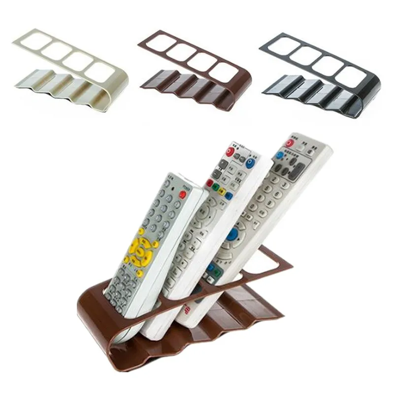 

Practical Wrinkled 4 Section Home Appliance Remote Control Stand Holder