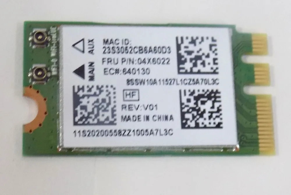 Беспроводная карта адаптера для Atheros QCNFA335 Wifi Bluetooth 4 0 802 11 b/g/n NGFF Lenovo G40-30 70 B50 V1000 04X6022