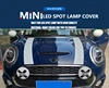 New Plastic Material LED/Halogen 2PCS Spot Lamp Cover Many Color For mini cooper R56 R55 R57 R58 R59 R60 R61 F54 F55 F56 F57 F60 ► Photo 2/6