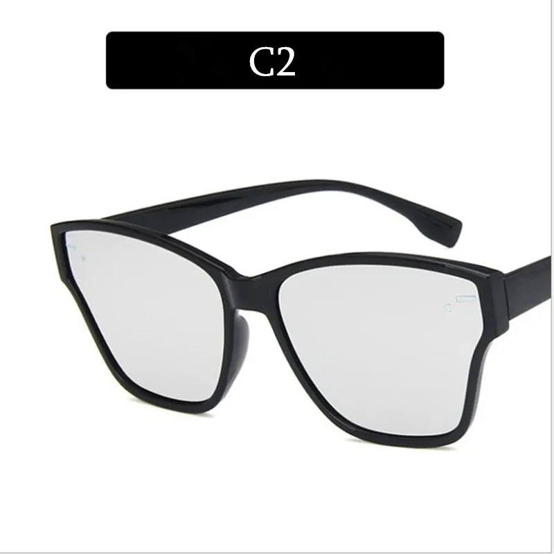 Luxury Brand Design 2019 New Men's And Women's Sunglasses Large Frame Retro Street Fashion Glasses Female Sunglasses UV400