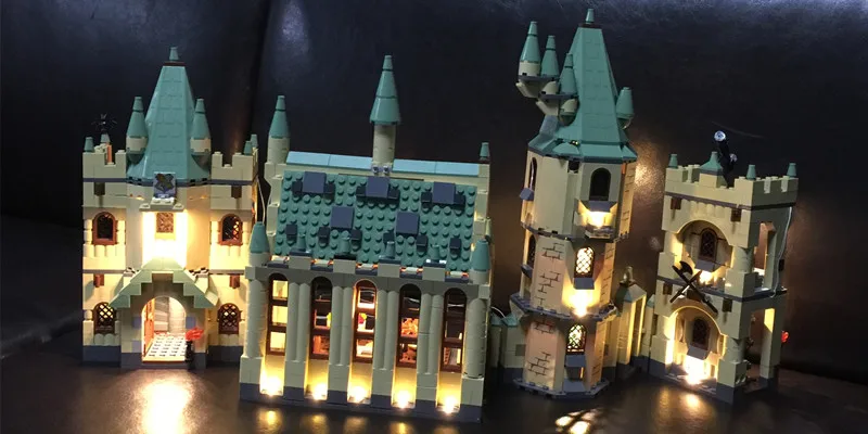 Светильник кой для школьного строительного комплекта lego Замок Хогвартс