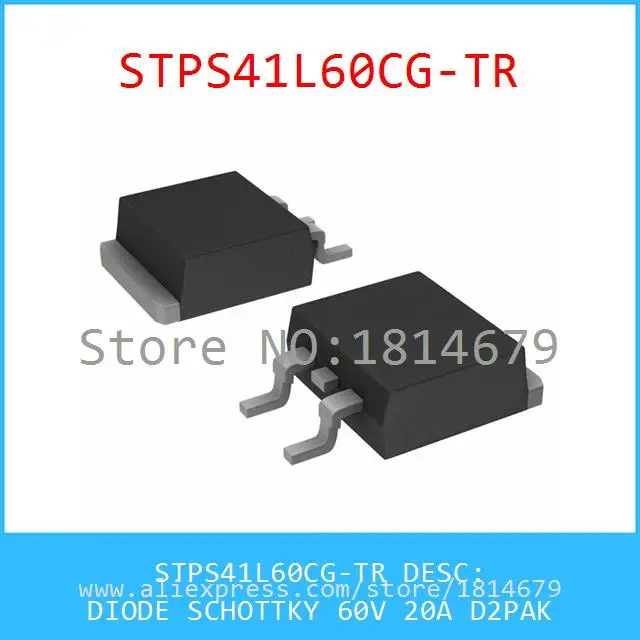 Бесплатная Доставка 1 Шт./лот STPS41L60CG-TR ДИОД ШОТТКИ 60 В 20A D2PAK 41L60 STPS41L60 |