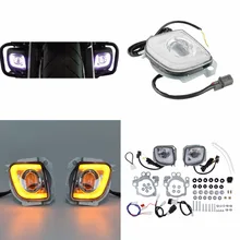 Motorcycle Motorbike LED Turn Signal Driving Fog Light For Honda Goldwing GL1800 12 17 F6B Valkyrie