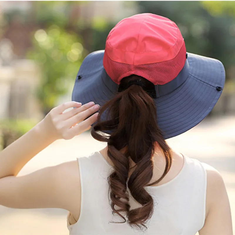 JOEJERRY женские Лоскутные походный котелок Рыбацкая шляпа дизайн летние пляжные шляпы анти-УФ солнцезащитная Кепка для мужчин Sunhat