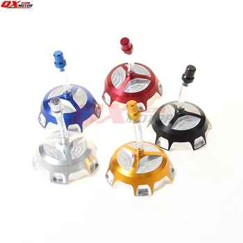 

Free Shipping Dirt bike Pit Bike Motorcross Aluminum CNC Alloy Fuel Gas Tank Cap Fit To Pit Pro Kayo Atomik 125/140/150160cc