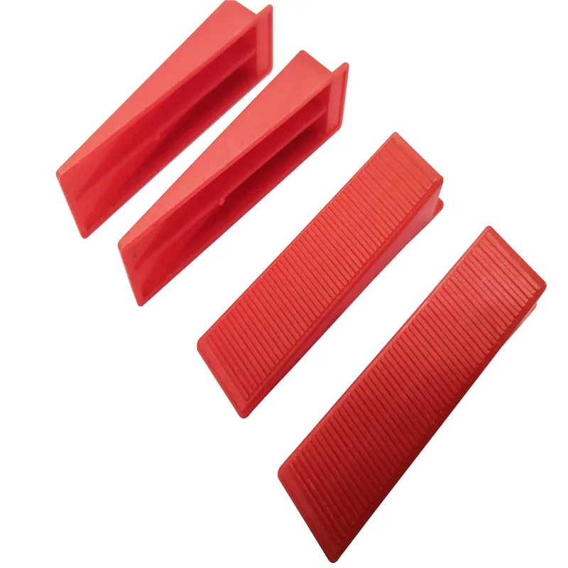 Система выравнивания плитки с чистящей и моющей губкой(50 шт. красных клиньев+ 50 шт. 3,0 мм белых зажимов