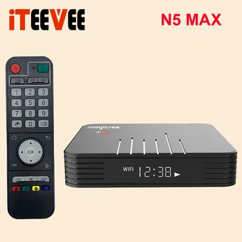 

10pcs Magicsee N5 Max 32G 64G DDR3 4G Amlogic S905X3 Android 9.0 Set-top Box 5G Wifi BT 4.0 USB 3.0 TV Box 4K IPTV Media Player