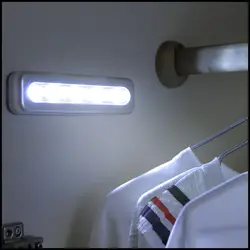 Случайная паста лампа для платяного шкафа шкаф лампа пресс-тип прикроватный маленький ночник автомобиль встречает аварийную освещающую