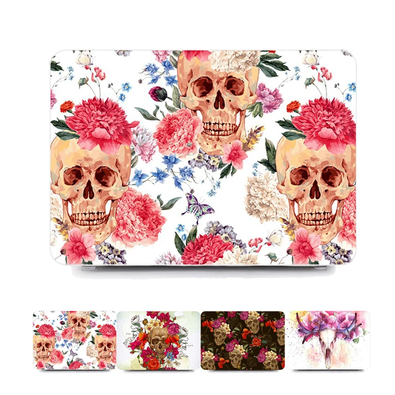 

Skeleton Halloween Gift Hard Laptop Case for MacBook Air Pro Retina 11 12 13 15 Inch Case for Macbook A1707 A1706 A1708 Case