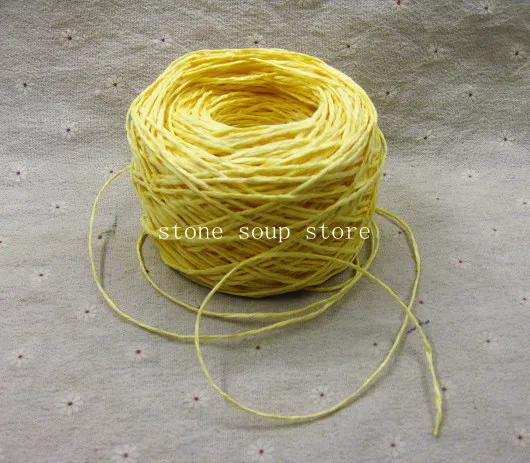 

80meters Paper Cord Twines Paper Rope Packing Hang Tag String Srapbooking Handmade accessory Gift Wrapping DIY Decor 2mm
