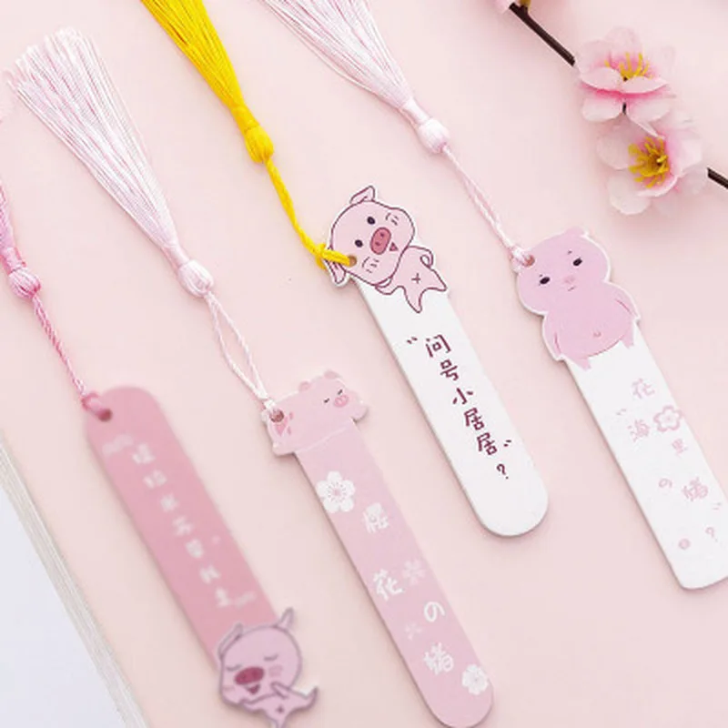 1pcs Pig Rulers Cute Stationery Sewing Ruler Wooden Set of Drafting Rules Student Cute Design Rulers Kawaii School Supplies