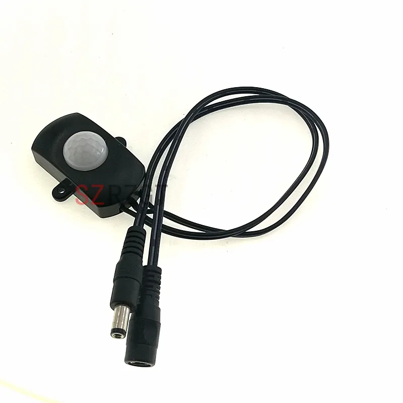

2023 DC5-24V 5A Mini Adjustable Auto PIR Infrared Motion Sensor Detector LED Light Strip Switch 5.5 DC plug
