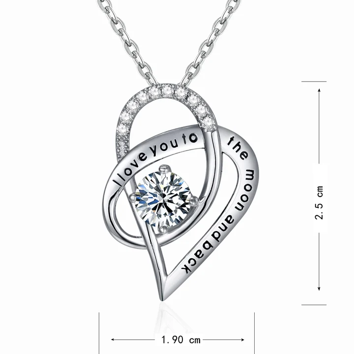 N4098 heart necklace size 7200