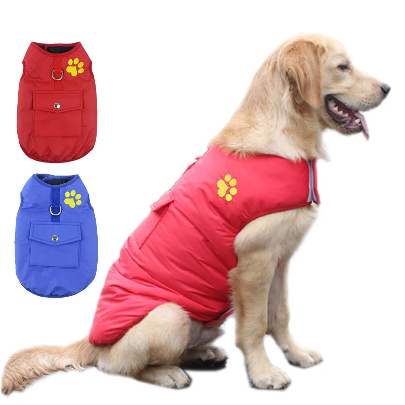 Winter Pet Clothes For Small Large Dogs Waterproof Cotton Vest