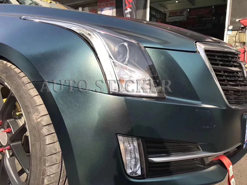 pearl metal Gemstone Green Metallic Car Wraps 44