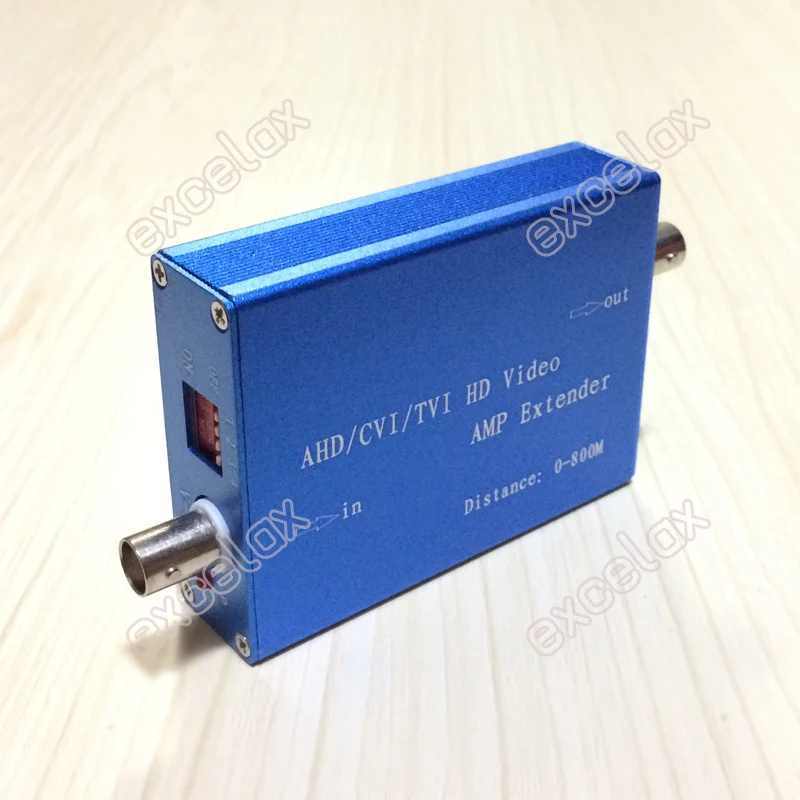 AHD CVI TVI HD Video Signal Amplifier Coaxial Cable AMP Extender For 1080P 720P Coax CCTV Camera 10PCS/Lot