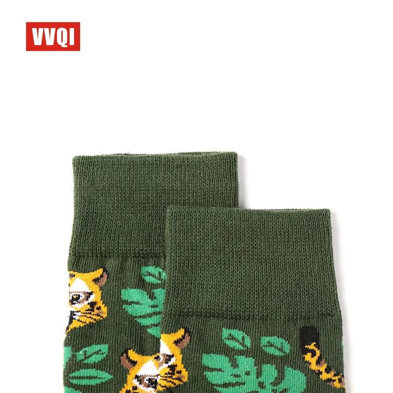 VVQI ins 5pairs harajuku kawaii wonen socks Cartoon animals Tiger hedgehog North Star cute socks streetwear korean funny socks