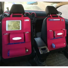 Автомобильное заднее сиденье, бутылка для сумки, журнал, ткань, еда, телефон, органайзер для автомобиля, чехлы на заднее сиденье, мульти-Карманный держатель TD326