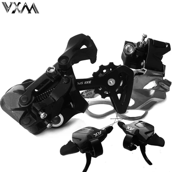 

VXM Bicycle Derailleur 3X9 27 Speed 3X10 30 Speed 3X11 11 Speed MTB Front Rear Shifter Derailleur Groupset for Bicycle Parts