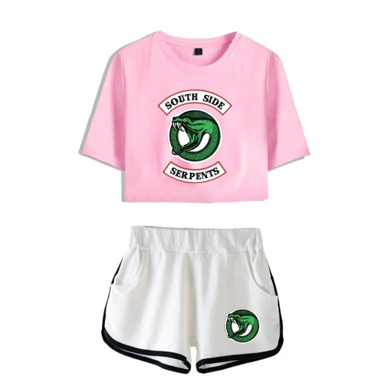 Ривердейл Southside футболка ривердейл шорты спортивные шорты "South Side serpents" Ханука Подарки шорты Для женщин девушки футболка для бега