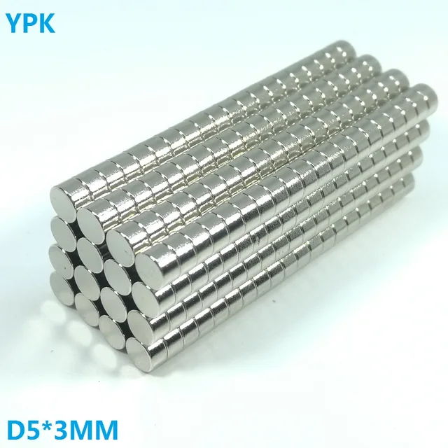 50PCS 100PCS/LOT disk 5*3 mm N35 strong 5x3mm NdFeB