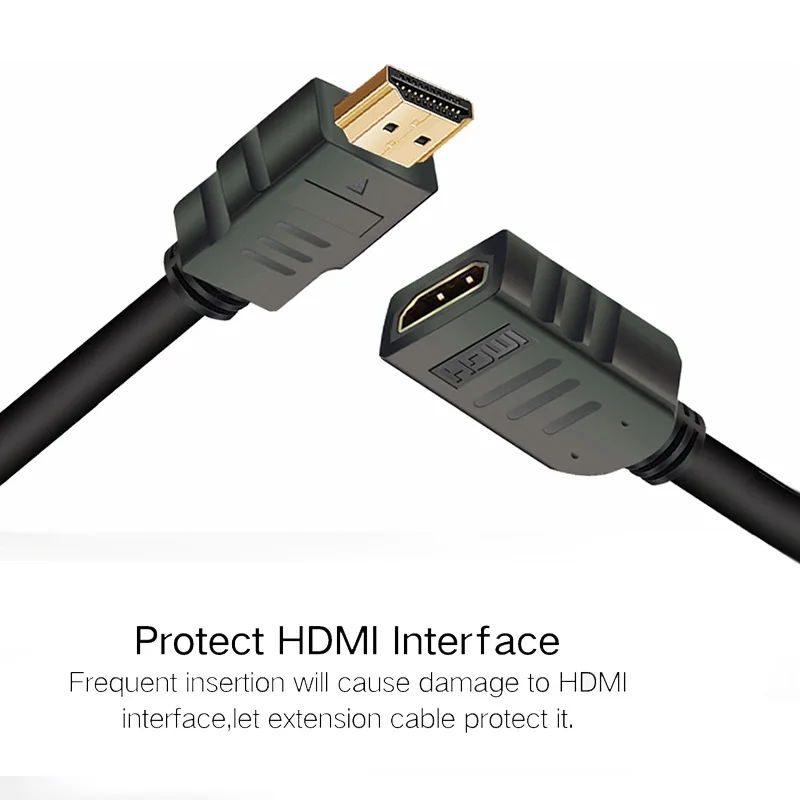 HDMI удлинитель 1 м/2 м/3 м/5 м HDMI 4 к* 2 к 3D HDMI расширенный кабель для HD tv lcd ноутбука PS3 проектора